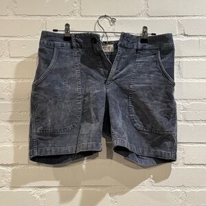 Marine Layer Archive Cord Shorts, 30, Navy